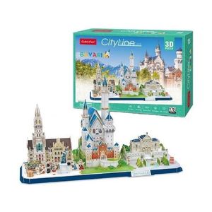 Puzzle 3D - CityLine - Bavaria | CubicFun imagine