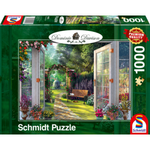 Puzzle 1000 piese - Dominic Davison - View of the Enchanted Garden | Schmidt imagine