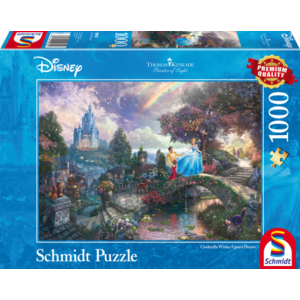 Puzzle 1000 piese - Thomas Kinkade - Disney - Cinderella | Schmidt imagine