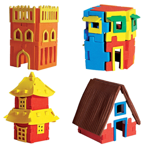 Puzzle din spuma - World Wide - 3D Houses | ImagiMake imagine