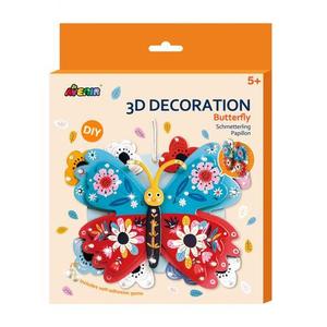 Decoratiune 3D-Fluture, carton, Avenir, 5 ani + imagine