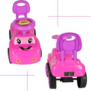 Masinuta fara pedale muzicala Pink Baby Car imagine
