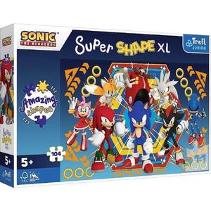 Puzzle 104 Super Shape XL. Sonic The Hedgehog imagine