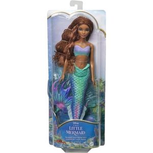 Papusa mica Sirena, Disney Princess, Ariel, HLX08 imagine