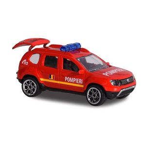Masinuta Dacia Duster Majorette, 7.5 cm, Pompieri imagine