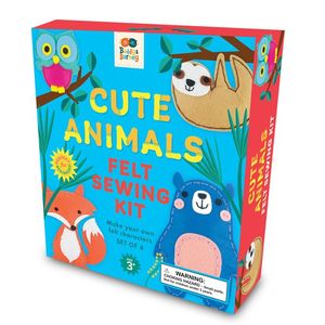 Set de cusut - Cute Animals Felt Sewing Kit | Buddy & Barney imagine