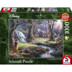 Puzzle 1000 de piese - Thomas Kinkade - Disney - Snow White | Schmidt imagine