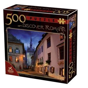 Puzzle - Discover Romania - Sighisoara seara - 500 piese | Deico Games imagine