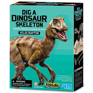 Set de joaca - Sapa si descopera dinozauri - Velociraptor | 4M imagine
