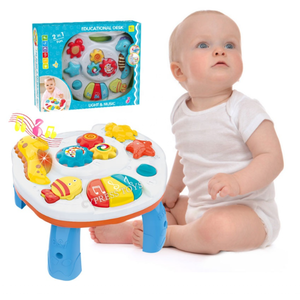 Masuta Educativa 2 in1 cu Lumini si Sunete pentru Bebelusi | Cypress Toys imagine