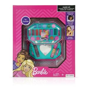 Trusa de Make-up octogonala, cu 2 niveluri, Barbie imagine