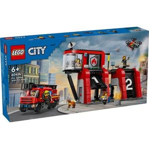 LEGO® City - Statie si camion de pompieri (60414) imagine