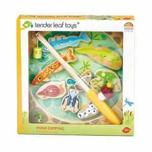 Pescarul din lemn cu magneti, Tender Leaf Toys, 10 piese imagine
