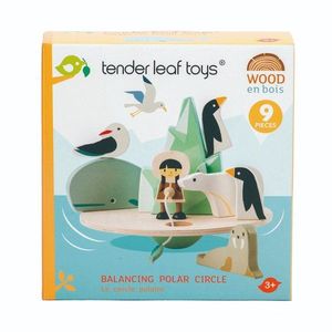 Aisberg plutitor din lemn, Tender Leaf Toys, 9 piese imagine