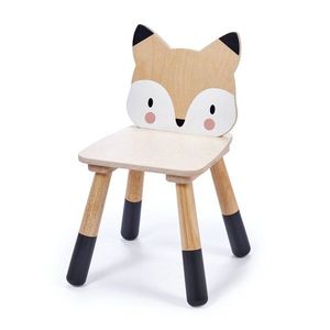 Scaunel din lemn premium Tender Leaf Toys, Forest Fox Chair, Vulpe imagine