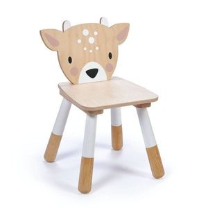 Scaunel din lemn premium Tender Leaf Toys, Forest Deer Chair, Caprioara imagine