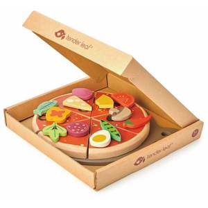 Petrecere cu pizza din lemn, Tender Leaf Toys, 19 piese imagine