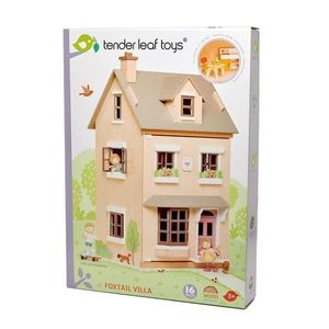 Casuta de papusi din lemn, Tender Leaf Toys, Foxtail Villa imagine