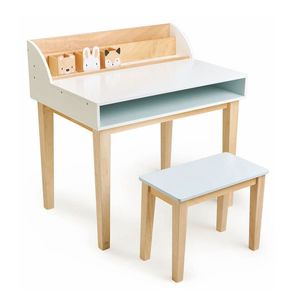 Set birou si scaun din lemn premium, Tender Leaf Toys imagine