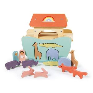 Arca lui Noe din lemn premium, Tender Leaf Toys imagine