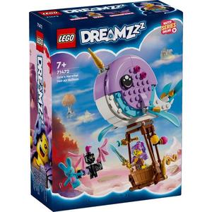 LEGO® Dreamzzz - Balonul cu aer cald in forma de narval al lui Izzie (71472) imagine