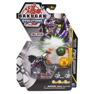 Set figurine - Bakugan Evolutions S4 - Platinum Powerup - Warrior Whale, Nano Fury si Nano Sledge | Spin Master imagine