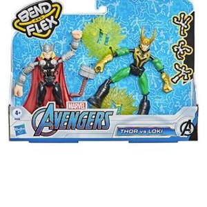 Set Avengers Bend and Flex, 2 figurine Thor vs Loki imagine