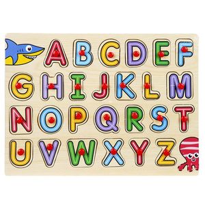 Puzzle din lemn, Woody, Alfabetul, 26 piese imagine