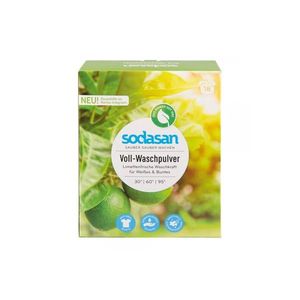 Detergent praf Sodasan bio pentru spalari grele universal cu Lime 1, 010 kg imagine