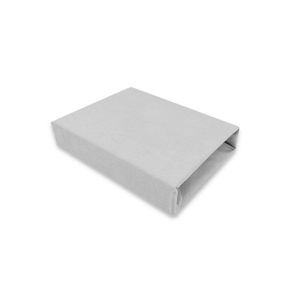 Cearceaf cu elastic Qmini pentru patut co-sleeper Theo 85x46 cm din bumbac Grey imagine