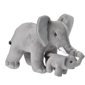 Jucarie plus Mama si puiul - Elefant imagine