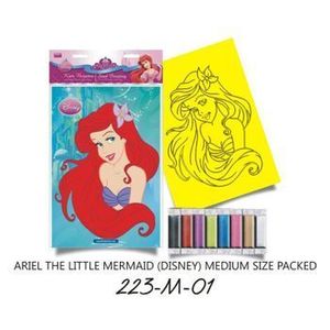Plansa pictura nisip colorat Ariel imagine