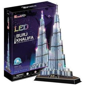 Puzzle 3D Led - Burj Khalifa, 136 piese imagine