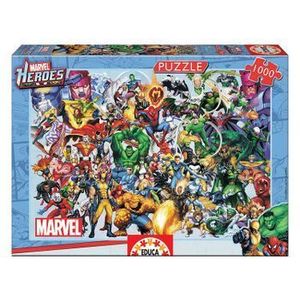 Puzzle Collage of Marvel Heroes, 1000 piese imagine
