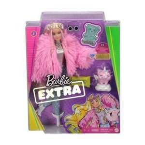 Papusa Barbie Extra Style - Fluffy Pinky imagine