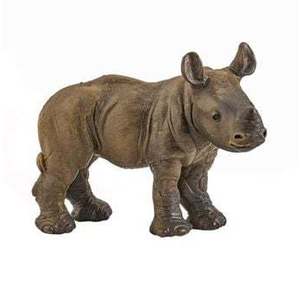 Figurina Papo Animale salbatice - Pui de rinocer imagine