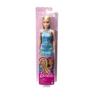 Papusa Barbie Fashionistas, cu rochita albastra, blonda imagine