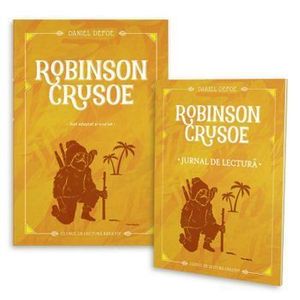 Robinson Crusoe + jurnal de lectura - Daniel Defoe imagine
