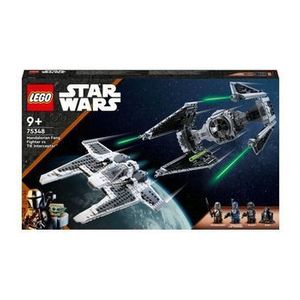 LEGO Star Wars - Fang Fighter Mandalorian vs TIE Interceptor 75348 imagine