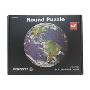 Puzzle Hex Toys rotund - Pamantul, 1000 piese imagine