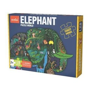 Puzzle Arthink Elefant, 128 piese imagine