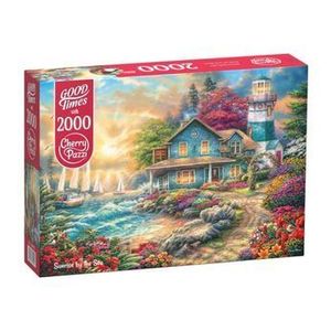 Puzzle Sunrise by the sea, 2000 piese imagine