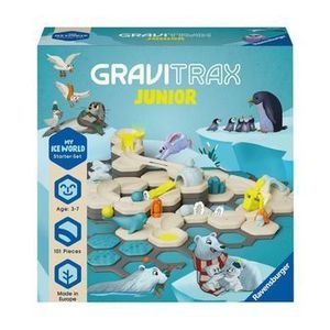 Joc de constructie Gravitrax Junior My Ice World - Set de baza, Lumea Inghetata imagine