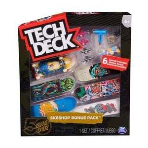Pachet 6 piese Tech Deck Fingerboard - Santa Cruz, cu accesorii imagine