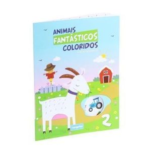 Carte de colorat Europrice cu autocolante Animale fantastice 2 imagine