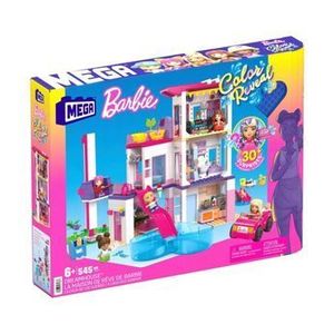 Set de constructie Mega Bloks Barbie Color Reveal - Dreamhouse, 545 piese imagine