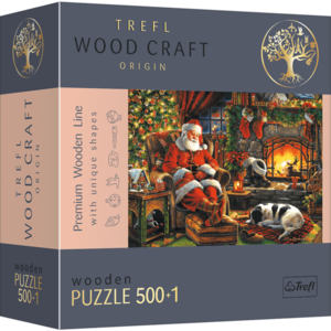 Puzzle din lemn - Christmas Evening | Trefl imagine
