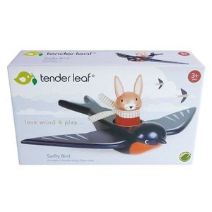 Randunica Swifty din lemn premium, Tender Leaf Toys imagine