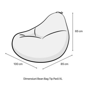 Fotoliu Puf Bean Bag tip Para XL Pipa Periglacial imagine