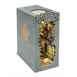 Puzzle 3D - Cotor de Carte DIY - Casa Magica | Robotime imagine